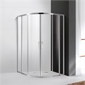 Душевой уголок Cezares MOLVENO-R-22-90+30-C-Cr-IV, 120х120х195, профиль хром, стекло прозрачное MOLVENO-R-22-90+30-C-Cr-IV - фото 173895