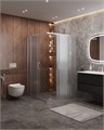 Душевой уголок Cezares MOLVENO-AH-22-120/110-P-Cr, 120х110х195, профиль хром, стекло Punto матовое MOLVENO-AH-22-120/110-P-Cr - фото 173930 Душевой уголок Cezares MOLVENO-AH-22-120/110-P-Cr, 120х110х195, профиль хром, стекло Punto матовое MOLVENO-AH-22-120/110-P-Cr - фото 173930