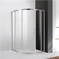 Душевой уголок Cezares MOLVENO-R-11-90+30-C-Cr-IV, 120х120х195, профиль хром, стекло прозрачное MOLVENO-R-11-90+30-C-Cr-IV - фото 173979