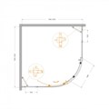 Душевой уголок Cezares MOLVENO-R-11-90+30-C-Cr-IV, 120х120х195, профиль хром, стекло прозрачное MOLVENO-R-11-90+30-C-Cr-IV - фото 173985 Душевой уголок Cezares MOLVENO-R-11-90+30-C-Cr-IV, 120х120х195, профиль хром, стекло прозрачное MOLVENO-R-11-90+30-C-Cr-IV - фото 173985