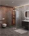 Душевой уголок Cezares MOLVENO-R-22-100+30-P-Cr, 130х130х195, профиль хром, стекло Punto матовое MOLVENO-R-22-100+30-P-Cr - фото 174059 Душевой уголок Cezares MOLVENO-R-22-100+30-P-Cr, 130х130х195, профиль хром, стекло Punto матовое MOLVENO-R-22-100+30-P-Cr - фото 174059