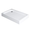 Акриловый поддон левосторонний BelBagno TRAY-BB-AH-100/80-15-W-L TRAY-BB-AH-100/80-15-W-L