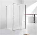 Душевой уголок Cezares MOLVENO-AH-12-120/90-P-Cr, 120х90х195, профиль хром, стекло Punto матовое MOLVENO-AH-12-120/90-P-Cr - фото 174417