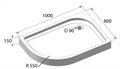 Акриловый поддон правосторонний BelBagno TRAY-BB-RH-100/80-550-15-W-R TRAY-BB-RH-100/80-550-15-W-R - фото 174523 Акриловый поддон правосторонний BelBagno TRAY-BB-RH-100/80-550-15-W-R TRAY-BB-RH-100/80-550-15-W-R - фото 174523