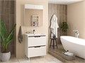 Лайм - 70 Тумба напольная  с 2 ящ. комбинированная + раковина УТ000001175