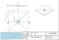 Душевой поддон Acquabella Akron® PLATO_BASE_SLATE_90_CUAD_BLANCO_90x90 PLATO_BASE_SLATE_90_CUAD_BLANCO_90x90
