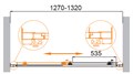 Душевая дверь Cezares MOLVENO-BF-1-130-P-Cr, 130х195, профиль хром, стекло Punto матовое MOLVENO-BF-1-130-P-Cr - фото 176129 Душевая дверь Cezares MOLVENO-BF-1-130-P-Cr, 130х195, профиль хром, стекло Punto матовое MOLVENO-BF-1-130-P-Cr - фото 176129