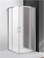 Душевой уголок Cezares MOLVENO-A-2-90-P-Cr, 90х90х195, профиль хром, стекло Punto матовое MOLVENO-A-2-90-P-Cr