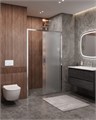 Душевая дверь Cezares MOLVENO-BF-1-120-P-Cr, 120х195, профиль хром, стекло Punto матовое MOLVENO-BF-1-120-P-Cr - фото 176296 Душевая дверь Cezares MOLVENO-BF-1-120-P-Cr, 120х195, профиль хром, стекло Punto матовое MOLVENO-BF-1-120-P-Cr - фото 176296
