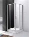 Душевой уголок Cezares MOLVENO-A-2-80-C-Cr-IV, 80х80х195, профиль хром, стекло прозрачное MOLVENO-A-2-80-C-Cr-IV - фото 176397