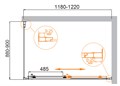 Душевой уголок Cezares MOLVENO-AH-11-120/90-P-Cr, 120х90х195, профиль хром, стекло Punto матовое MOLVENO-AH-11-120/90-P-Cr - фото 176614 Душевой уголок Cezares MOLVENO-AH-11-120/90-P-Cr, 120х90х195, профиль хром, стекло Punto матовое MOLVENO-AH-11-120/90-P-Cr - фото 176614