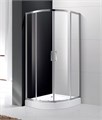 Душевой уголок Cezares MOLVENO-R-2-100-C-Cr-IV, 100х100х195, профиль хром, стекло прозрачное MOLVENO-R-2-100-C-Cr-IV - фото 176729