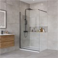 Душевая перегородка BelBagno KRAFT-L-1-120-C-NERO KRAFT-L-1-120-C-NERO - фото 176958