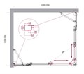 Душевой уголок LUCE-AH-22-125/105-C-Cr LUCE-AH-22-125/105-C-Cr - фото 177302 Душевой уголок LUCE-AH-22-125/105-C-Cr LUCE-AH-22-125/105-C-Cr - фото 177302