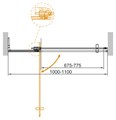 Душевая дверь в нишу CEZARES SLIDER-B-1-100/110-BR-BORO SLIDER-B-1-100/110-BR-BORO - фото 177685 Душевая дверь в нишу CEZARES SLIDER-B-1-100/110-BR-BORO SLIDER-B-1-100/110-BR-BORO - фото 177685