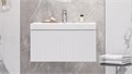 Тумба под раковину VELVEX Compo 700-0-1 (9696) навесная белый глянец tp.COM.9696.70.1Y белый глянец
