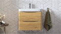 Тумба под раковину VELVEX Clay 600-0-2 (9595) навесная дуб верона tp.CLA.9595.60.2Y дуб верона