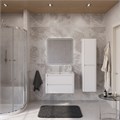 Тумба с раковиной подвесная CEZARES RELAX 80 Bianco Lucido, раковина белая 190716 - фото 178880