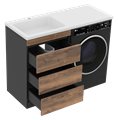 Тумба под раковину Misty Коломбо 60 под стиральную машину П-Кол06060-0113Я