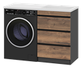 Тумба под раковину Misty Коломбо 60 под стиральную машину П-Кол06060-0113Я