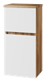 Шкаф Misty Ива 40 подвесной универсальный (белый, дуб вотан) П-Ива05040-01