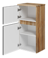 Шкаф Misty Ива 40 подвесной универсальный (графит, дуб вотан) П-Ива05040-48