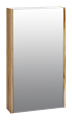 Зеркальный шкаф Misty Ива 45 правый (дуб вотан) П-Ива04045-01П