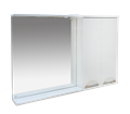 Зеркальный шкаф Misty Куба 120 правый П-Куб-01120-011П