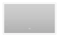 ВЕРИТАТЕ -1000х600 Зеркало Led, с сенс. на зеркале, холодная подсветка, с подогревом ВЕР-02-100/60-14