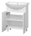 Тумба под раковину Misty Чегет 65 П-Чег-01065-011