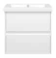 Алиса - 58 тумба 2 ящ. подвесная белая эмаль Э-Али01058-011П2Я