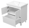 Тумба под раковину Misty Алиса 75 Э-Али01075-0112Я