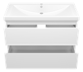 Тумба под раковину Misty Алиса 90 подвесная Э-Али01090-011П2Я