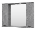 Зеркальный шкаф Misty Атлантик 100 (серый камень) П-Атл-4100-050