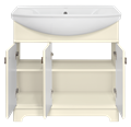 Лувр - 85 Тумба напольная, слоновая кость + раковина УТ000005245