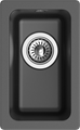 RIVELATO Мойка 245 BERKANA подст.монтаж 1-чаш 305*455 antracite BK-25 antracite - фото 180493