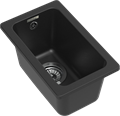 RIVELATO Мойка 245 BERKANA подст.монтаж 1-чаш 305*455 antracite BK-25 antracite