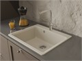 RIVELATO Мойка AXEL 60  1-чаша 630*520мм beige scuro арт. Х-60 beige scuro