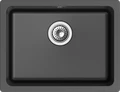 RIVELATO Мойка BERKANA 50 подст.монтаж 1-чаш 560*430 nero арт. BK-50 nero