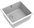 RIVELATO Мойка BERKANA 45 подст.монтаж 1-чаш 485*455 brina арт. BK-45 brina