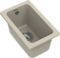 RIVELATO Мойка BERKANA 25 подст.монтаж 1-чаш 305*455 beige scuro арт. BK-25 beige scuro