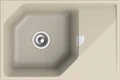 RIVELATO Мойка LOCUS 75  1-чаш 750*500 beige scuro арт. LS-75 beige scuro