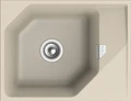 RIVELATO Мойка LOCUS 65  1-чаш 650*500 beige scuro арт. LS-65 beige scuro