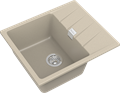 RIVELATO Мойка RAUM 58  1-чаша 580*500мм beige scuro арт. RM-58 beige scuro