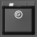 RIVELATO Мойка RAUM 50  1-чаша 500*510мм nero арт. RM-50 nero