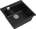 RIVELATO Мойка RAUM 50  1-чаша 500*510мм nero арт. RM-50 nero