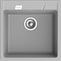 RIVELATO Мойка RAUM 50  1-чаша 500*510мм grigio metallizzato арт. RM-50 grigio metallizzato - фото 180753