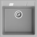 RIVELATO Мойка RAUM 50  1-чаша 500*510мм grigio metallizzato арт. RM-50 grigio metallizzato