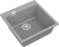 RIVELATO Мойка RAUM 50  1-чаша 500*510мм grigio metallizzato арт. RM-50 grigio metallizzato