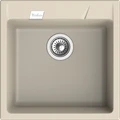 RIVELATO Мойка RAUM 50  1-чаша 500*510мм beige scuro арт. RM-50 beige scuro